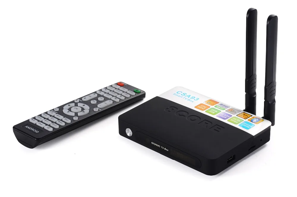 

2.4G+5G Dual Band WiFi CSA93 TV Set Box Android 7.1 3G RAM 32G eMMC Bluetooth 4.0 HDMI S912 Octa Core H.256 4k UCD Google TV Box