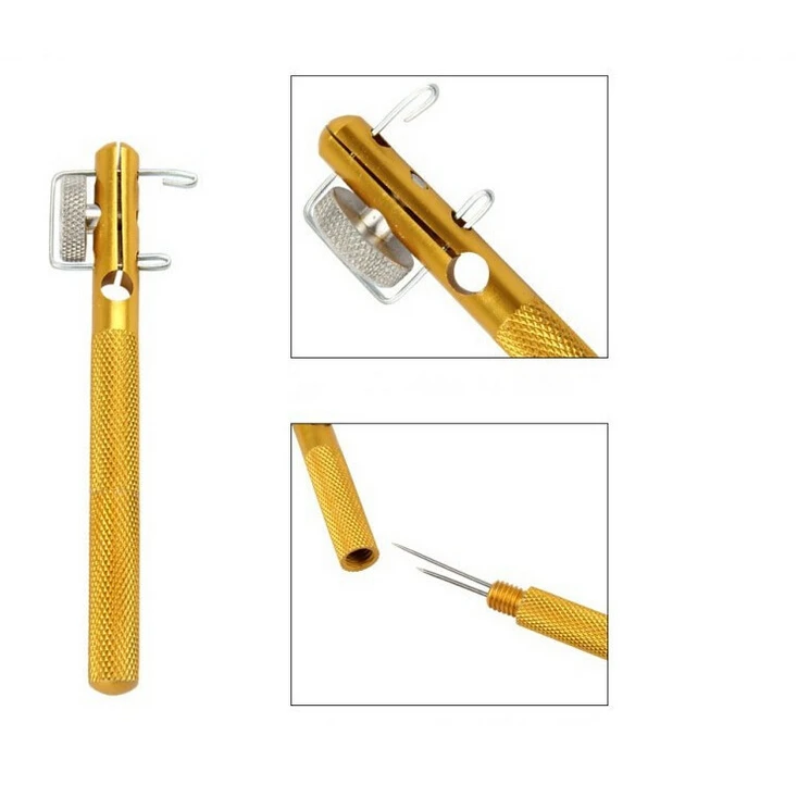 Fishhook knotter Aluminum alloy manual tie hook dual-purpose fishhook metal wire fast shipping | Спорт и развлечения