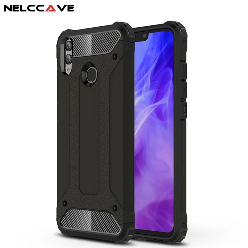 

Luxury Armor Shockproof Hybrid Back Cover For Huawei Honor 8X Rubber Heavy Duty Silicon Anti-Shock Hard Protection Phone Case