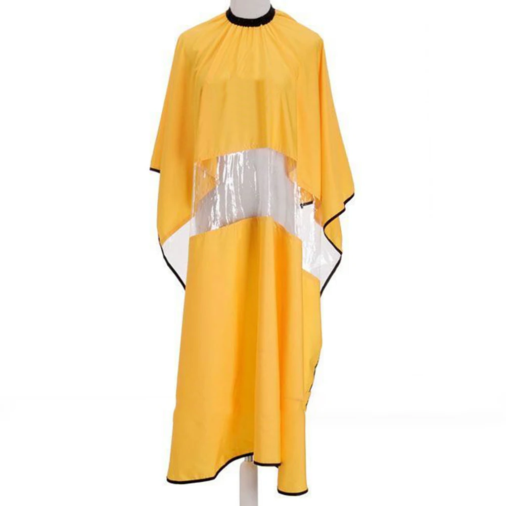 New Pro Transparent Part Hair Gown Barber Salon Styling Playing Phone Cutting Cape