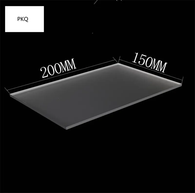 2.7mm/4.5mm Thickness New Frosted Transparent Acrylic Perspex Sheet Cut Plastic Transparent Board Perspex Panel