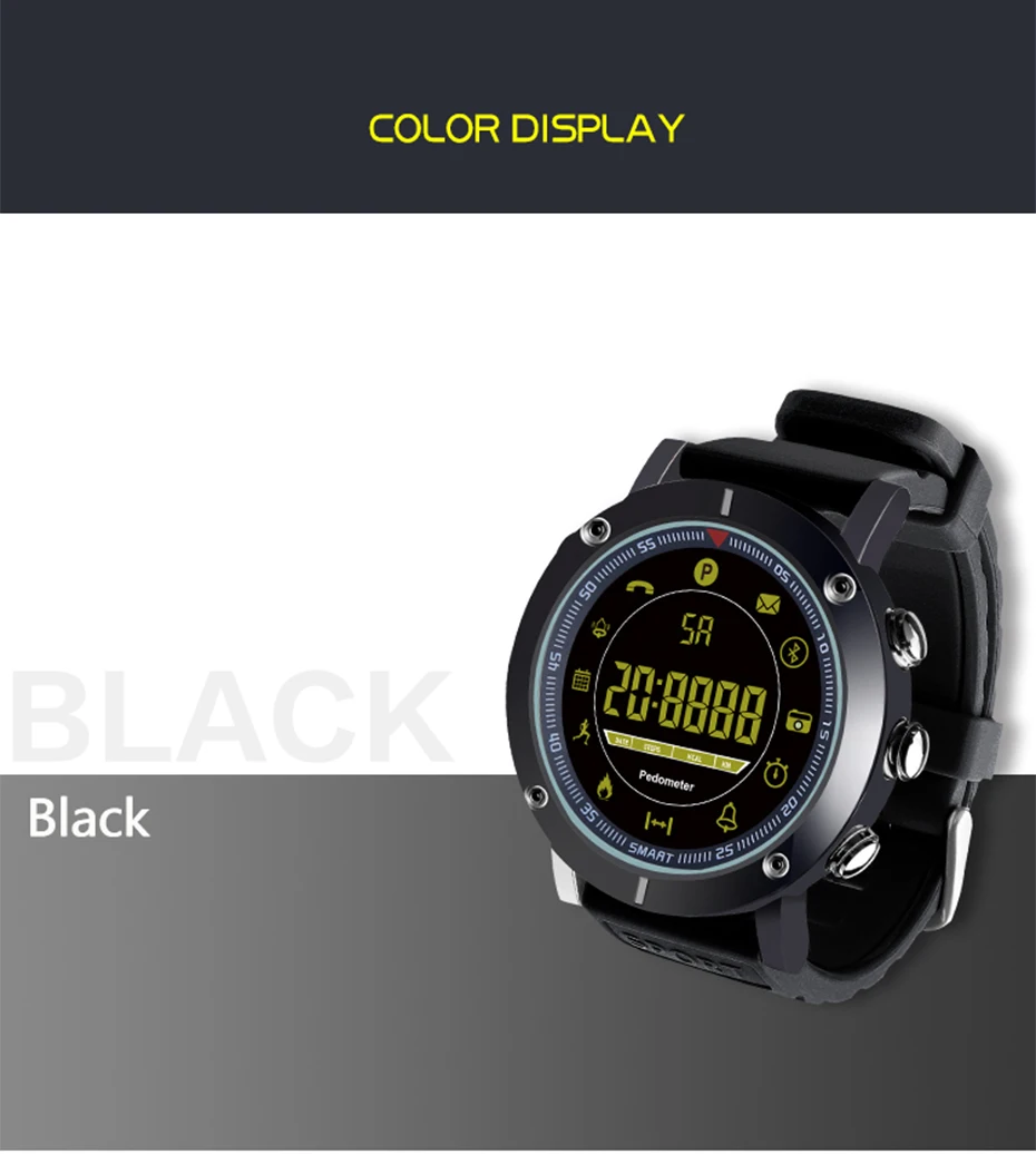 TORNTISC 2018 EX19 smart watch 5ATM swim waterproof Call SMS Alert Pedometer stopwatch fitness tracker sport Smartwatch for IOS Android Phone (10)