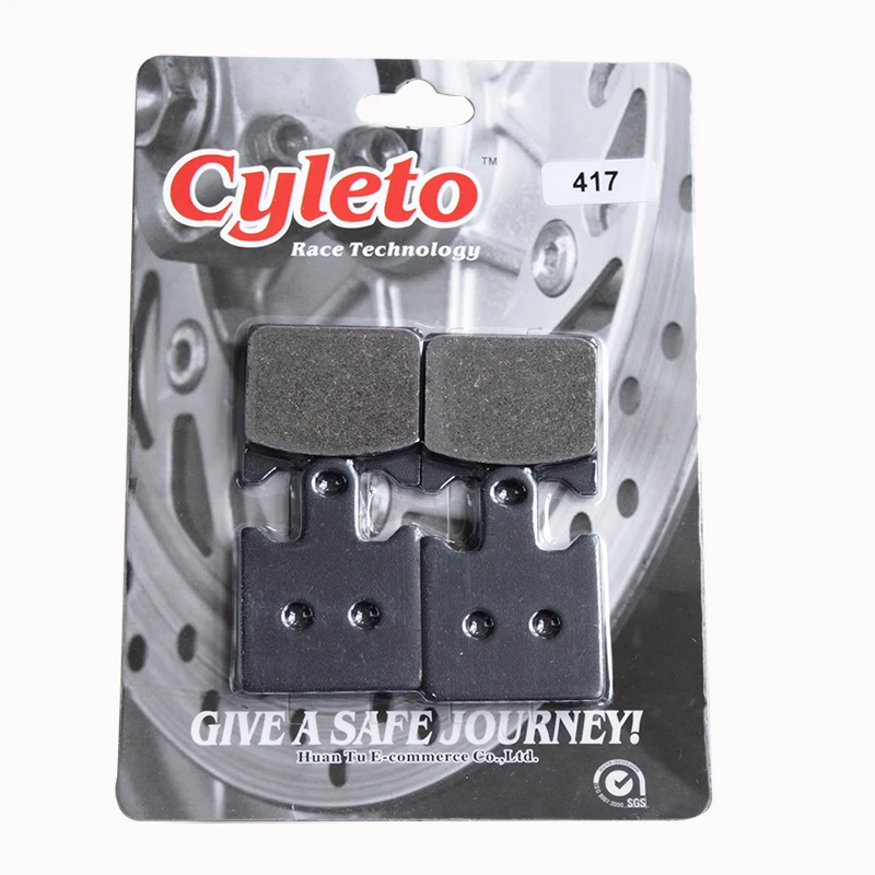 Передние тормозные колодки Cyleto для мотоцикла KAWASAKI Z750R Z1000 ZR1000 2007 2008 Z 1000 ABS ZR