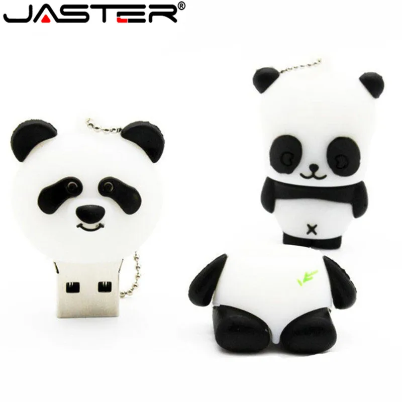 Бесплатная доставка Panda USB флеш накопители (белые) 100% полная емкость 4 ГБ 8 16 32 милые
