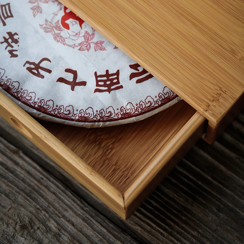 Креативное хранение коробка для пирожных Puer чайная посуда полка шкафчик из