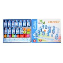 Wooden Children's Memory Toys Concentration training early education puzzle parent-child interactive table games penguin memory Wooden Children's Memory Toys Concentration training early education puzzle parent-child interactive table games penguin memory