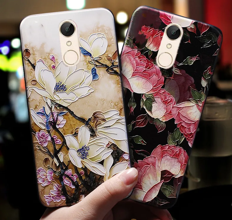 Xiaomi redmi 5 plus Case silicone 3d relief soft tpu Painted phone case for xiaomi redmi 5 case 5 plus 6 6a 5a 4x go cover funda