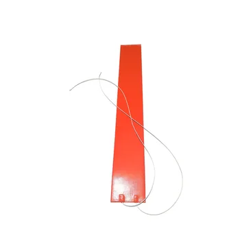 

220v 205w 120*950*1.5mm Flexible Silicone Rubber Strip Heater for machine tape 612 1 side 1000mm lead out from 120mm side