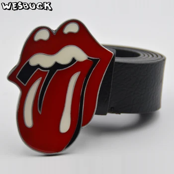 

5 PCS MOQ WesBuck Brand Red Tongue Metal Belt Buckles