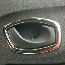 4 шт. матовые и глянцевые обрамления хромированные накладки на внутренние ручки дверей из нержавеющей стали для Lada Xray Лада Икс Рей Хрэй Хрей Иксрэй