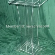 Красивый простой элегантный акриловый кафедра для выступлений