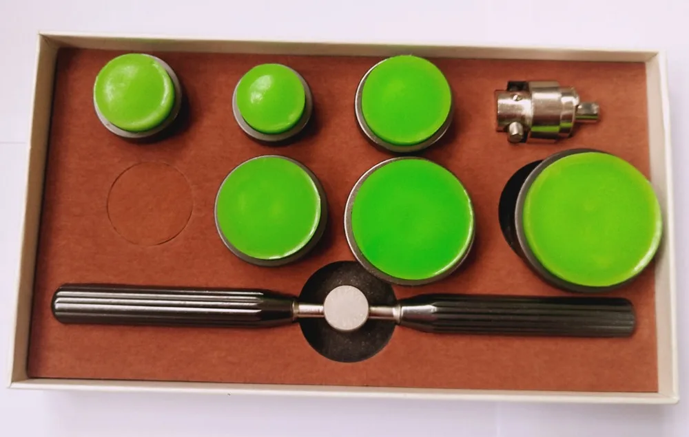 

High quality 6pcs opening suction table spoon watch case back opener watch repair tool&set