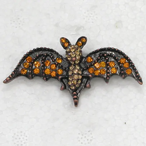 

Antique copper Rhinestone Bat Pin brooches C003 G3