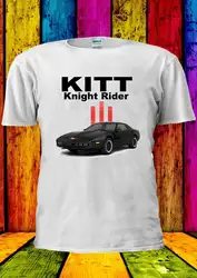 Knightrider KITT 1982 Pontiac 70's футболка жилет для мужчин и женщин унисекс 2157 100% хлопок футболка, топы оптом