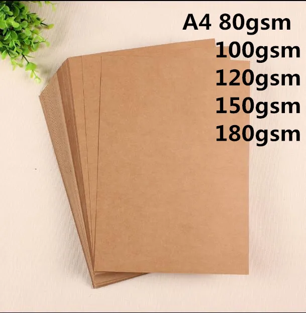 brown greeting card kraft paper postcard 100pcs lot vintage blank blank postcards