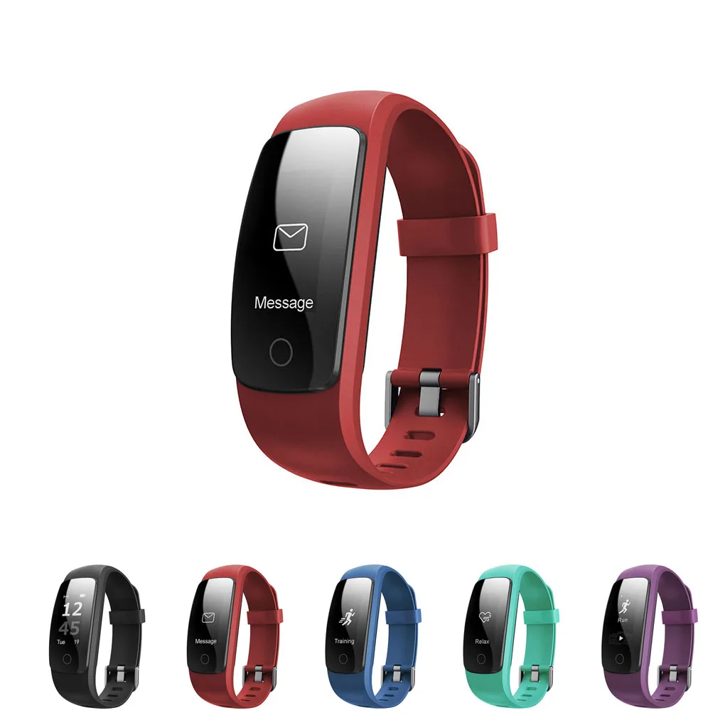 

Smart Bracelet sport tester Heart Rate Fitness Tracker Band podometre pulsometro smart watch PK xiomi mi band 2 ID 107