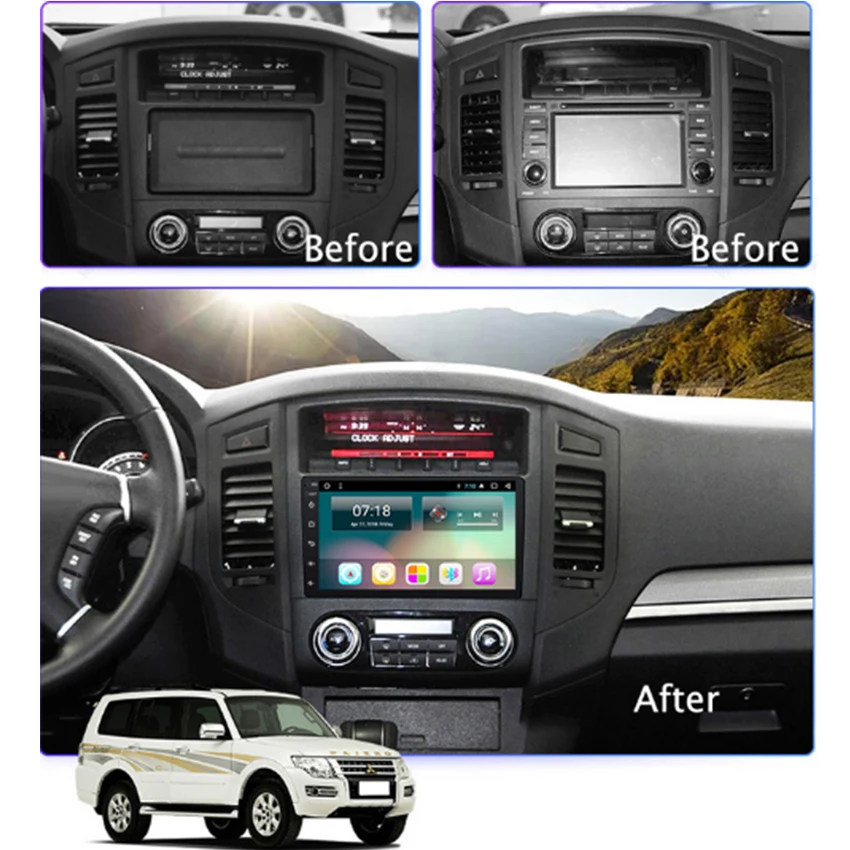 Best Car radio Android multimedia player For Mitsubishi Pajero Montero 2009~2016 Car touch screen GPS Navigation Support Carplay 1 Best Car radio Android multimedia player For Mitsubishi Pajero Montero 2009~2016 Car touch screen GPS Navigation Support Carplay 1