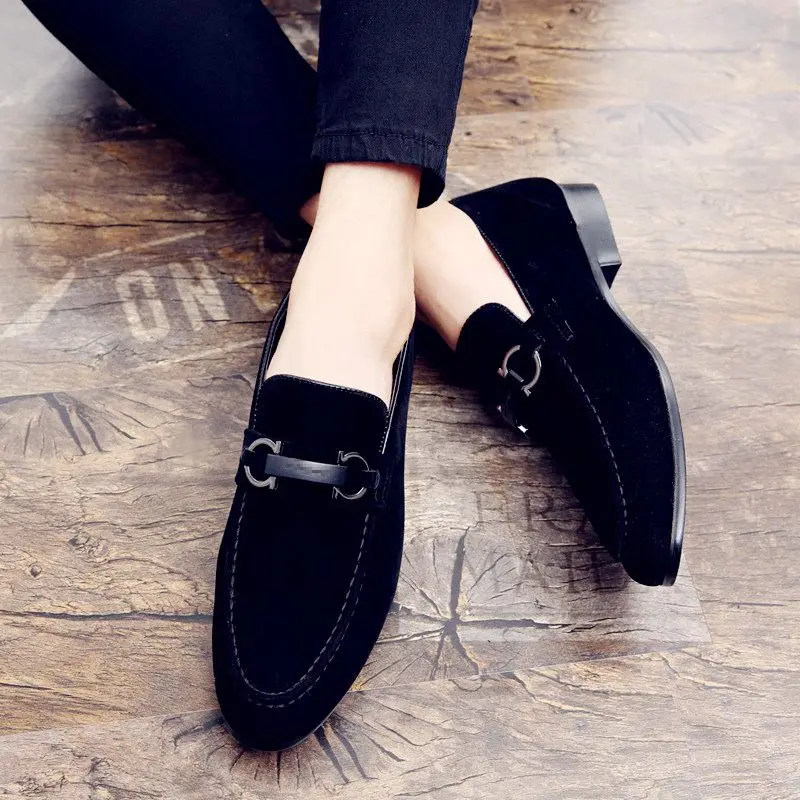 De Luxe Daim Bateau Slip Chaussures Cuir Pour hui Casual Mocassins Chaussure En Automne Hommes Hei Sur mlv 43 Homme 37 Top Marque Y4qXX5