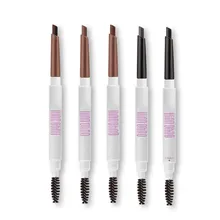 5 шт. автоматический длительный МАКИЯЖ 5 цветов карандаш для бровей с двойной Вращающаяся головка натуральный карандаш для бровей по