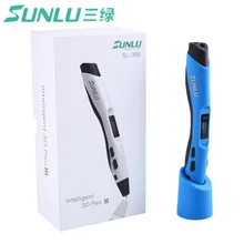 SUNLU 3d Pens Printer for Gifts Intelligent Temperature ABS/PLA/PCL Filament 3d Pen Stylo DIY 3d Drawing Pen Boligrafos Creativo цена SUNLU 3d Pens Printer for Gifts Intelligent Temperature ABS/PLA/PCL Filament 3d Pen Stylo DIY 3d Drawing Pen Boligrafos Creativo цены онлайн