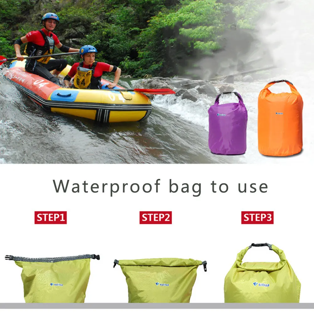 Hot Portable 20L 40L 70L 10L Waterproof Bag Storage Dry Bag for Canoe