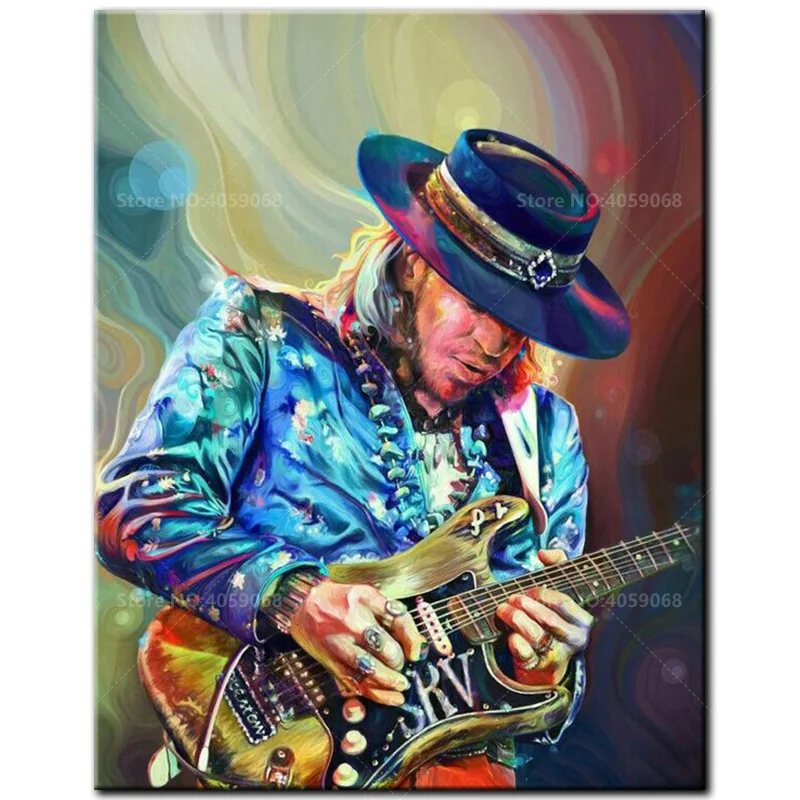 

5D DIY Diamond Painting Full Square Diamond embroidery Stevie Ray Vaughan Cross Stitch Pictures Of Rhinestones Mosaic A1016