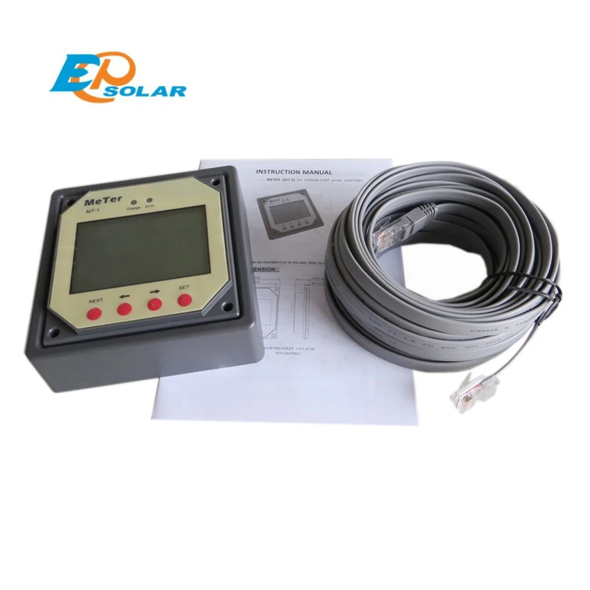 EPSOLAR MT-1 Контроллер заряда солнечной батареи LCD Remote Meter для Dula аккумулятор EPIPDB-COM MT1