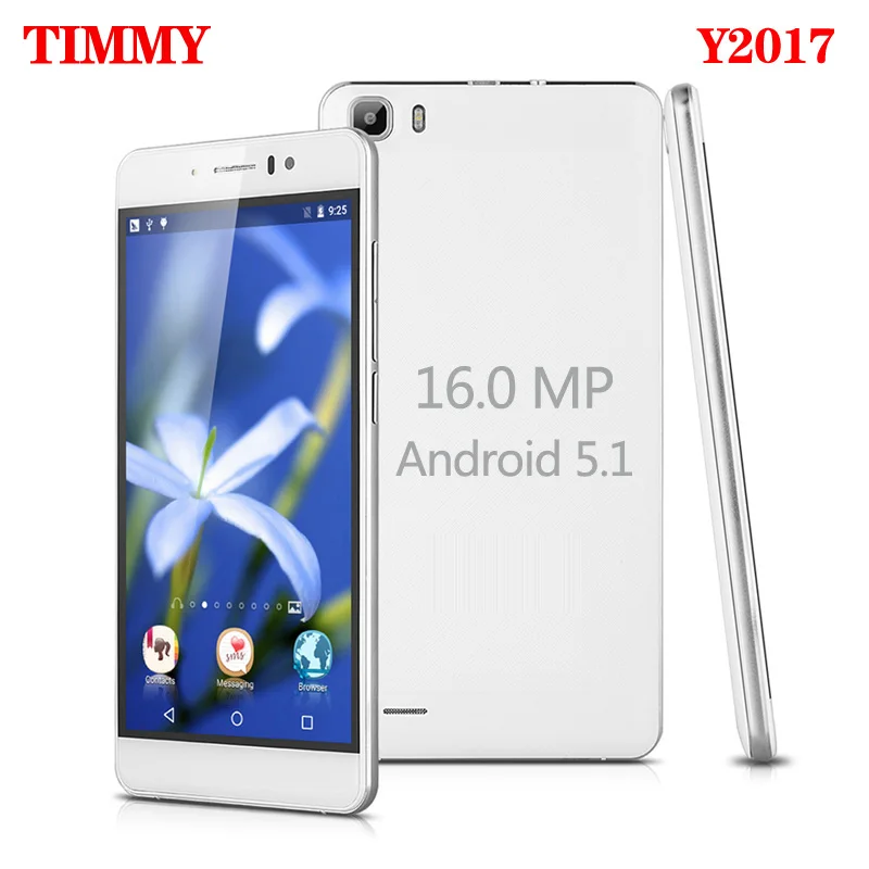 TIMMY Original Y2017 5 5 inch screen Mobile Phone 16MP camera 5 5 inch screen MTK6580