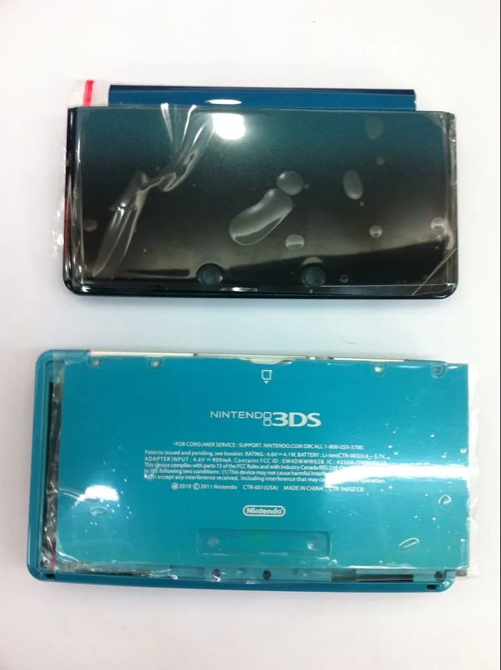 Оригинальные Замена Полный В виде ракушки дом случае комплект Для Nintendo 3DS 3DS Корпус/Чехол - Цвет: Blue