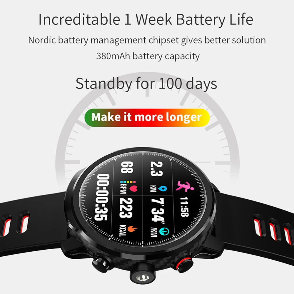 Makibes L5 Smart Watches Standby for 100 days 1.3\