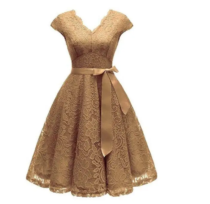 New summer lace stitching dresses cuff lace Women's Clothing dresses size S M L XL XXL