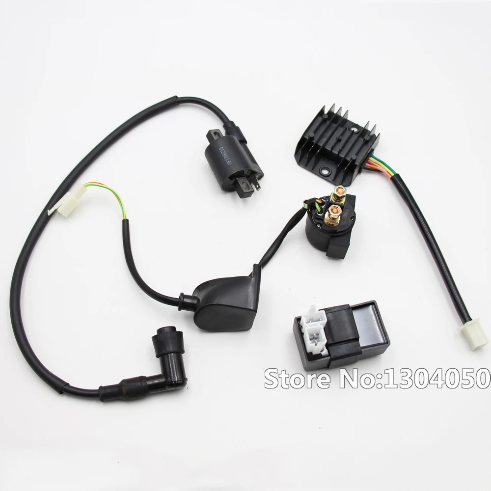 

Regulator Rectifier Relay Ignition Coil 6 Pin CDI Box Kit For Chinese ATV Quad 150cc 200cc 250cc NEW