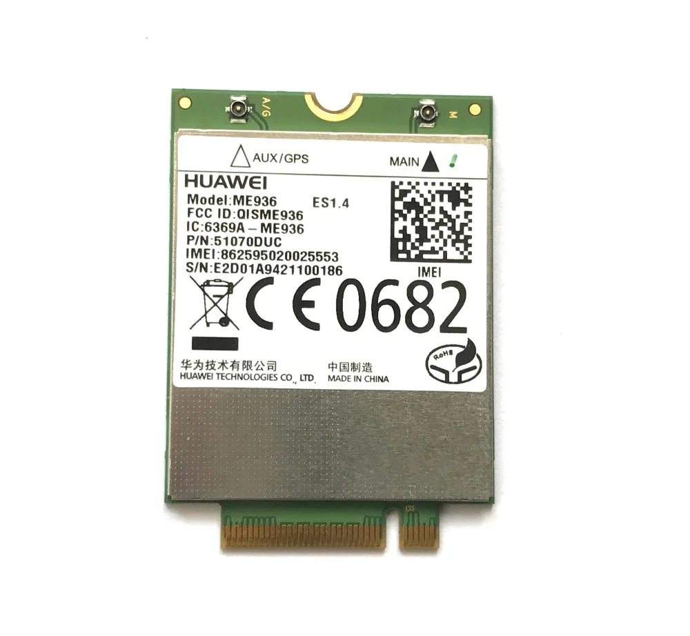 Для ME936 4G LTE модули NGFF четырехдиапазонный WCDMA/HSDPA/HSUPA/HSPA + GPRS/EDGE беспроводная карта