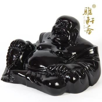 

Ya Xuanzhai mahogany carving crafts Home Furnishing Buddha belly laugh feng shui ornaments Buddha Maitreya gift