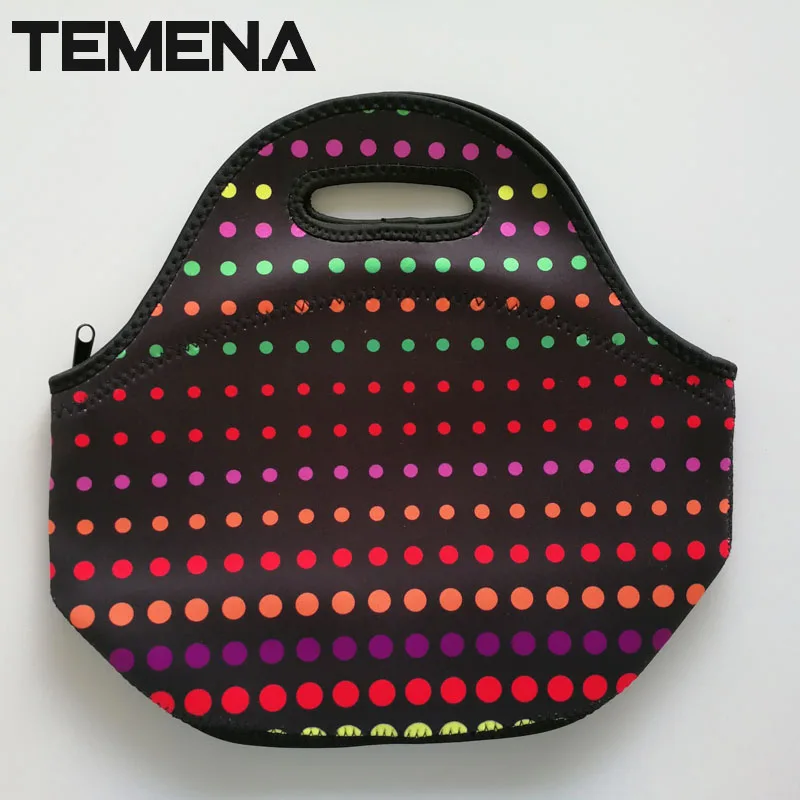 Bolsa de Neoprene com Isolamento Térmico para as Mulheres Bolsala com Zíper Lancheira Térmica Almoço Bolsa Térmico Isolamento Lb39p Lunchbags