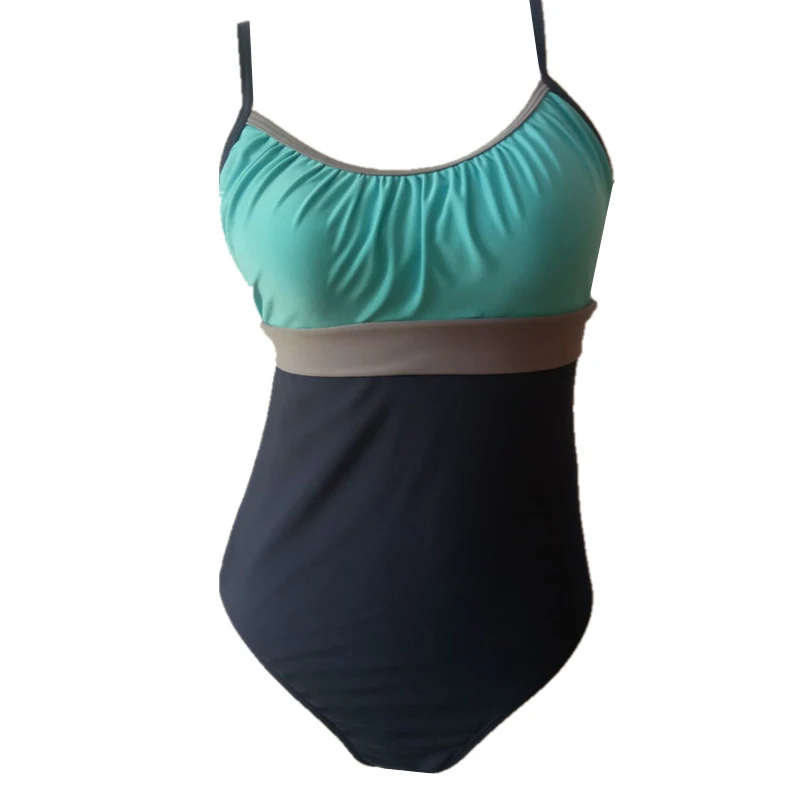 One Piece Swimsuit Plus Size Swimwear Women Swimsuit 2018 Summer Large Beach Vintage Retro Bathing Suits Swim Wear XXL 1915