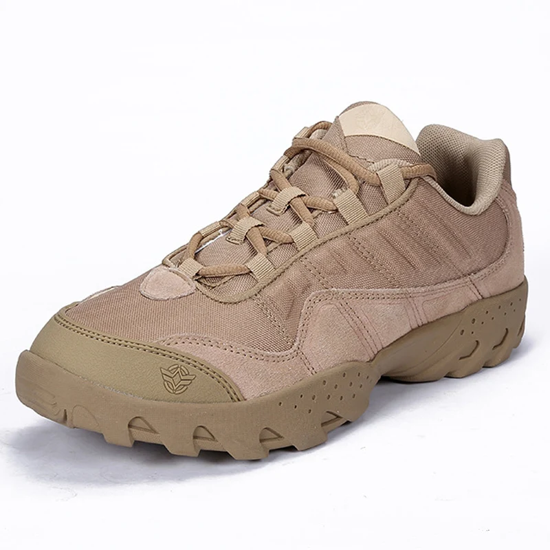 

2018 Men's Mountain Hiking High Top Breathable Army Swat Shoes Light Military Assault Tactical Desert Waterproof Boots for Men