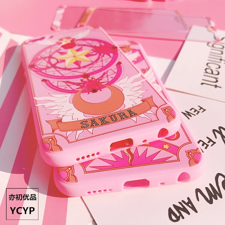 Honor play/10/9/9i/8 lite Cardcaptor Sakura Чехол+ пленка для экрана из закаленного стекла чехол для huawei Nova2S/3/3E/P20/P20 pro/P10/P10plus