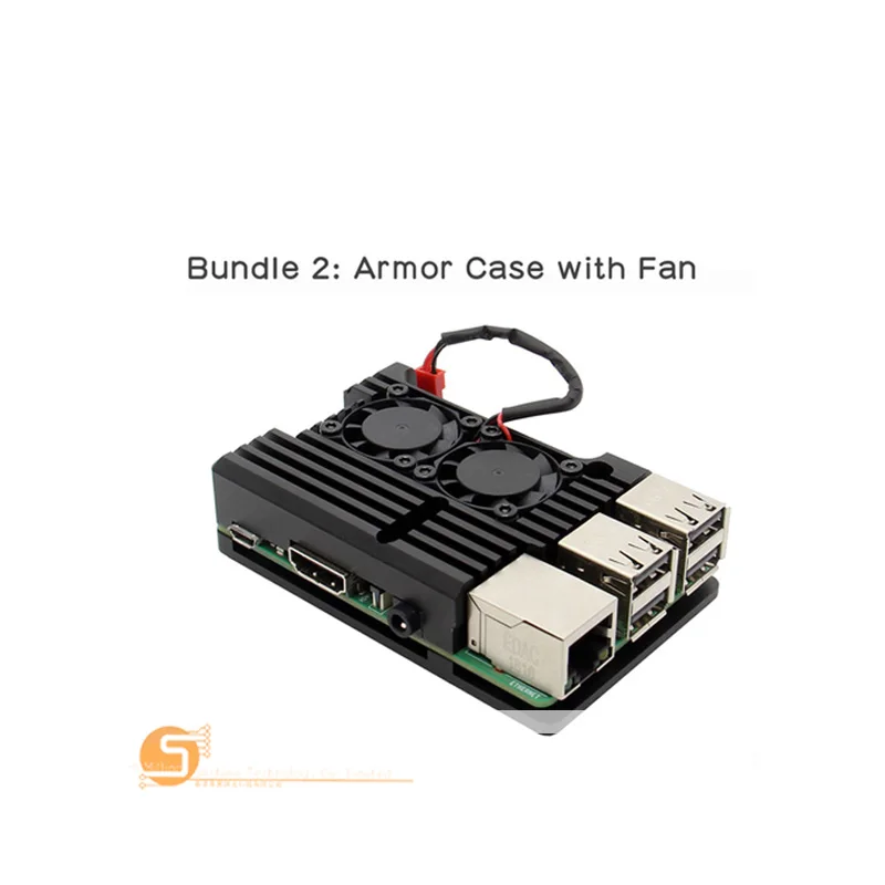 Raspberry Pi Armor Case/Raspberry Pi металлический корпус пассивное охлаждение/оболочка тепловыделение для Raspberry Pi 3B+/3B - Цвет: kit A