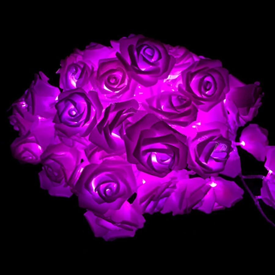 1M/2M/3M/4M/5M/10M Rose Flower LED String Lights Holiday Lights for Christmas Wedding Garden Party Valentine's Day Decoration 1M/2M/3M/4M/5M/10M Rose Flower LED String Lights Holiday Lights for Christmas Wedding Garden Party Valentine's Day Decoration