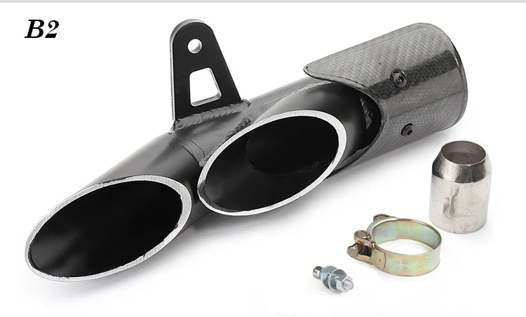 Koop 6 modellen Gemodificeerde Motor Uitlaat Universele voor 36 51mm Motoren Aluminium Uitlaat Pijp 45mm voor YAMAHA R6 MOOI GELUID
