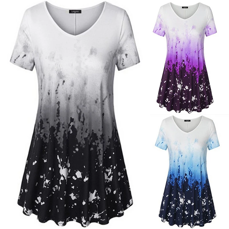 BBYES Women's Clothes 2019 Woman Casual Loose Summer Shirt Femme Blusas Female Oversized Tunic Tops Ladies Blouses Blusa 5XL