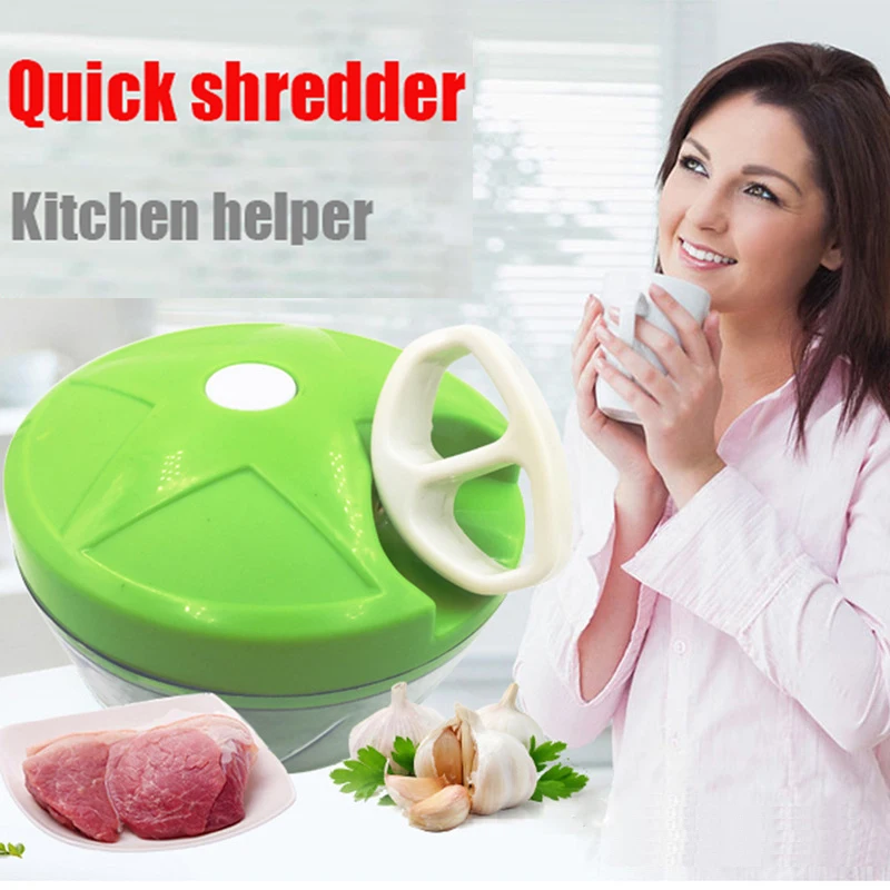 

2019 NEW Multifunction Vegetable Chopper Cutter Processor Household Meat Grinder Garlic Cutter Quick Shredder Cutter Egg Blender