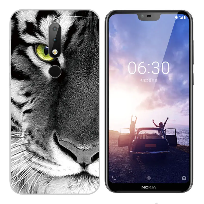 Arvin Cover for Nokia X6 2018 Case Nokia 3.1 6.1 Smart Back Protective Fundas Painted Phone Cover for Nokia 2 3 5 6 7 8 9 Shell (3)