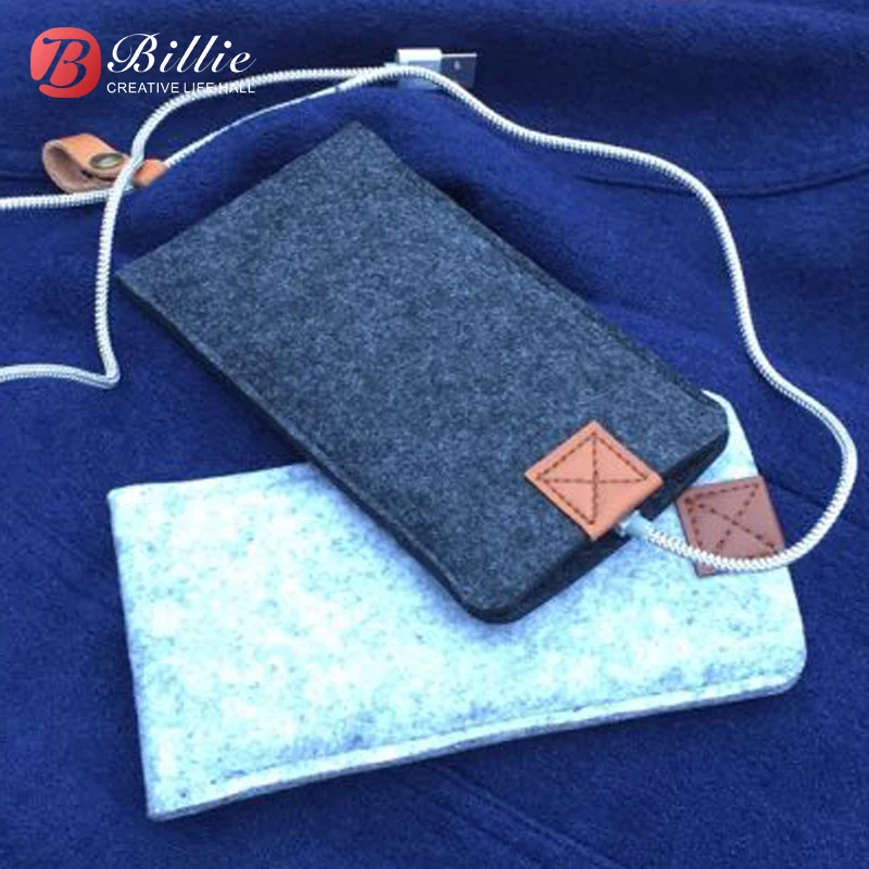 

Mobile Phone case Cover For Samsung galaxy S8 Plus note7 note5 Bag Wool Felt Mobile Phone Handmade bag for phone S8 cases Cover