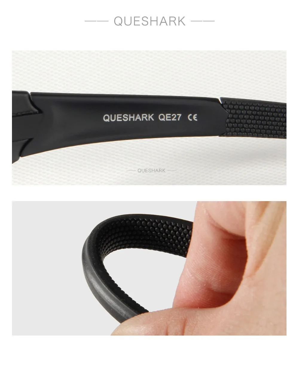 Queshark Photochromic Cycling Eyewear Bicycle Bike Glasses Outdoor Sport MTB Bicycle Bike Sunglasses Goggles Bike Racing Glasses -