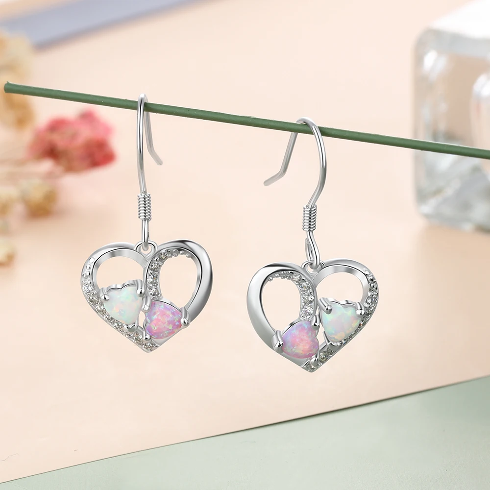 925 Sterling Silver Drop Earrings (2)