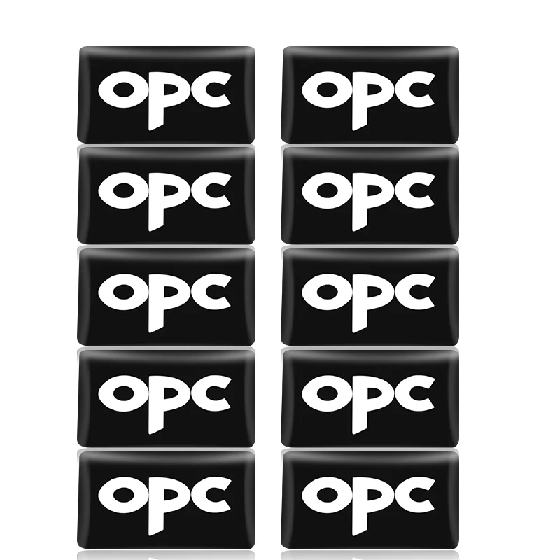 10 шт. автомобильный Стайлинг OPC небольших декоративных значок концентратор Шапки