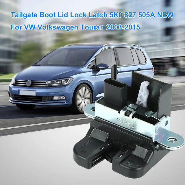 Tailgate Boot Lid Lock Latch 1T0827505H NEW For VW Volkswagen Touran