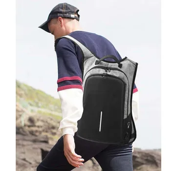 

15.6 Inch Laptop USB Charging Anti-theft Backpack No Key TSA Anti Theft Men Backpacks Travel Teenage Waterproof Backpack Women